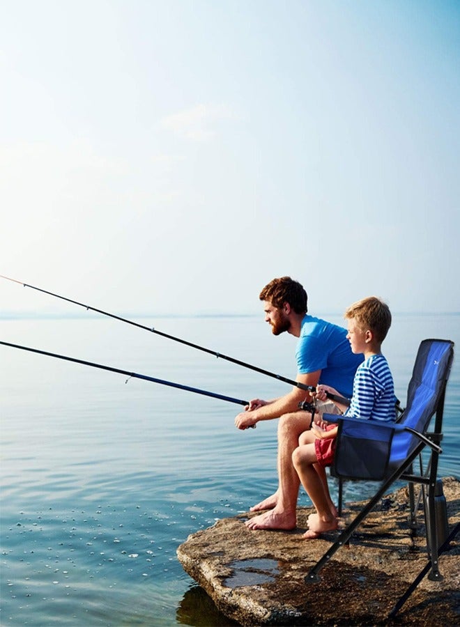 كادي ون كرسي قابل للطي للتخييم و الرحلات مزود بجيب جانبي و حامل أكواب - Image 4