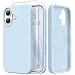 GONEZ Magnetic for iPhone 17 Case Compatible with MagSafe AntiScratch Microfiber Lining Screen Protector Silicone Camera Control Shockproof Slim Phone Cover 63 inch Blue - Image 2