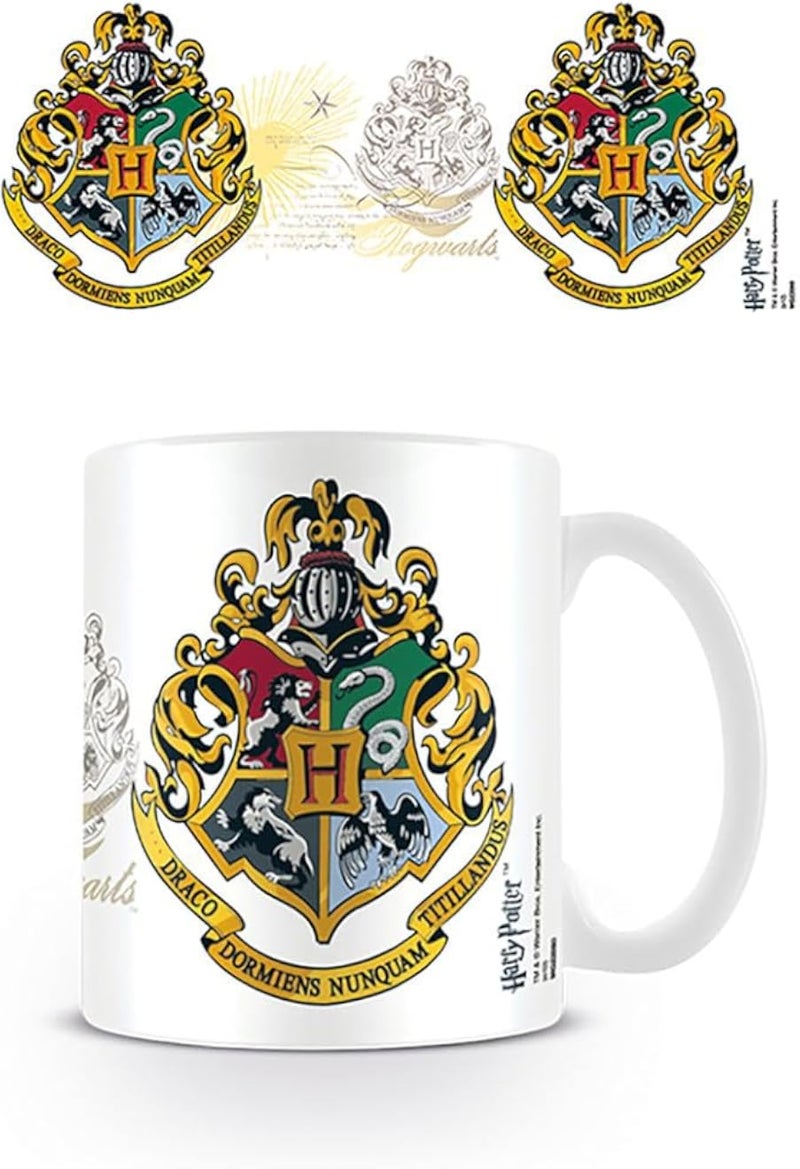 Pyramid International Harry Potter "Hogwarts Crest" Ceramic Mug - White