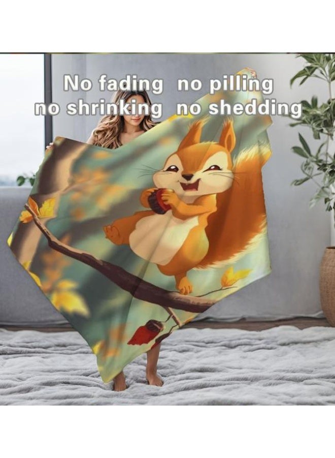 Children's or student cartoon flannel thin blanket (warm and comfortable, suitable for sleep, games) 100cm*150cm - 268