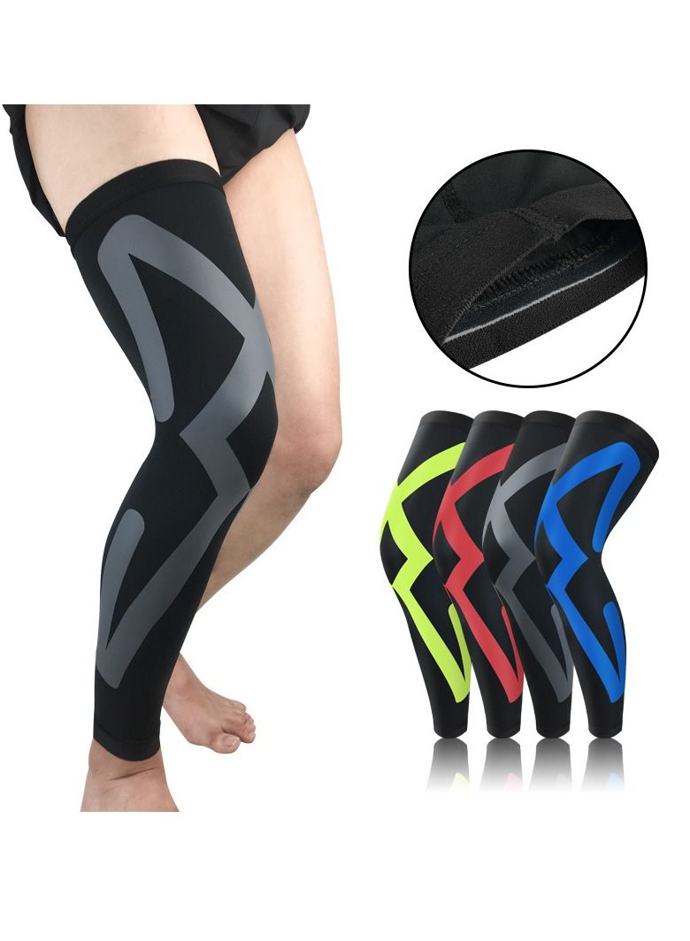 M MIAOYAN M MIAOYAN football basketball leggings mid-length calf sports knee pads running breathable protective gear men and women pantyhose (single) - Image 2