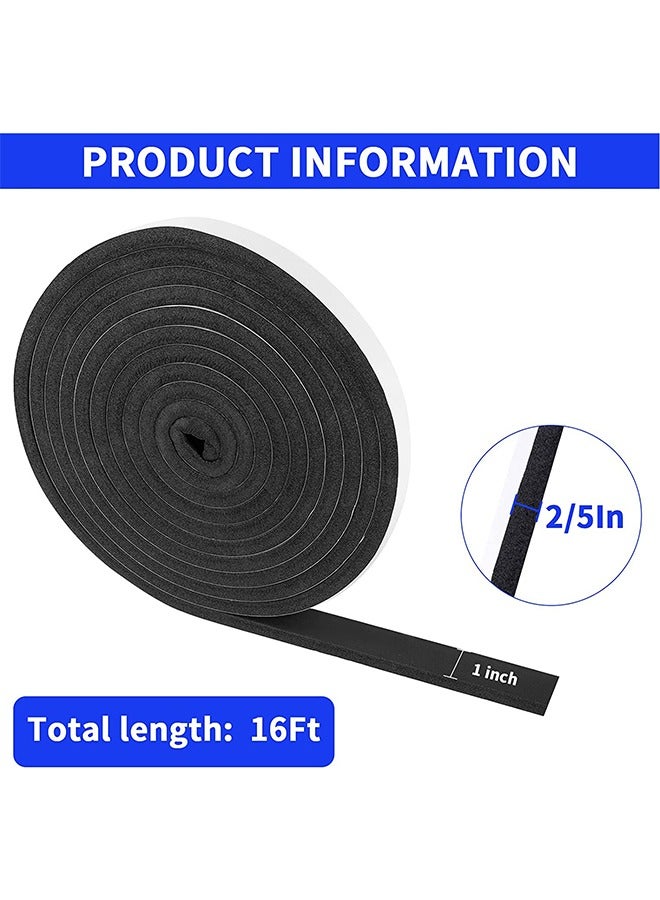 Door Window Insulation Seal Foam Tape, Seal Foam Tape, Foam Insulation Tape Self Adhesive,Weather Stripping for Doors and Windows,Sound Proof Soundproofing Door Seal - Image 2