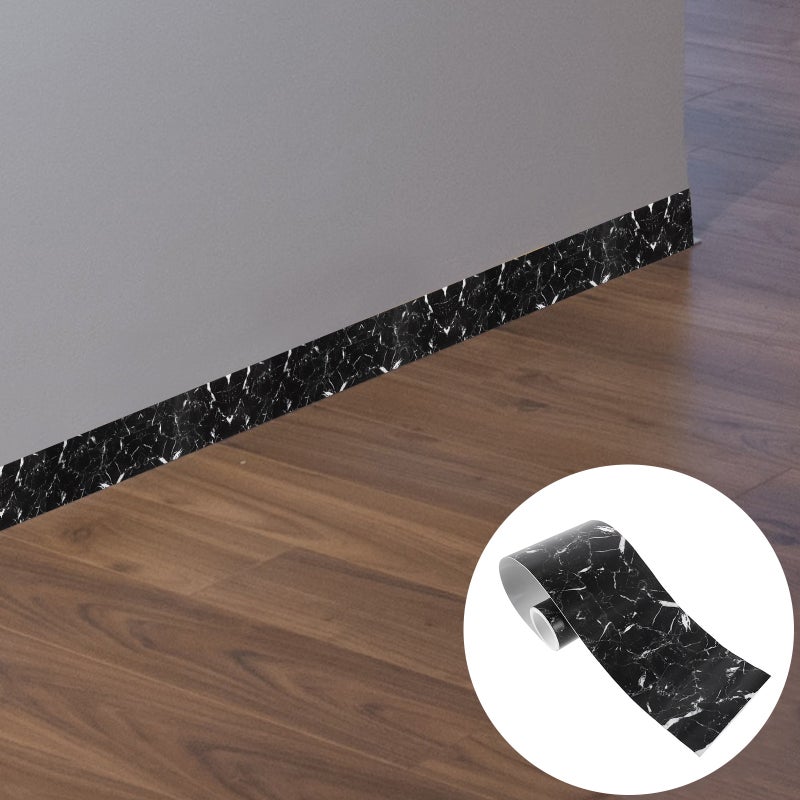 1 Roll Finish Molding Strip Skirting Board For Wall Mirror Frame Fireplace Floor Cabinet Tv Background Home Diy Decoration - Image 1