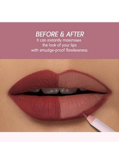 Ushas USHAS Lipstick and Lip Liner Combo Set 2 in 1 Waterproof Lipstick for Women Lip liner Set Long Lasting Lipstick, Matte Lipstick Pen with Lip Liner Set Makeup Kits (S9, Pack of 1)  - Image 5