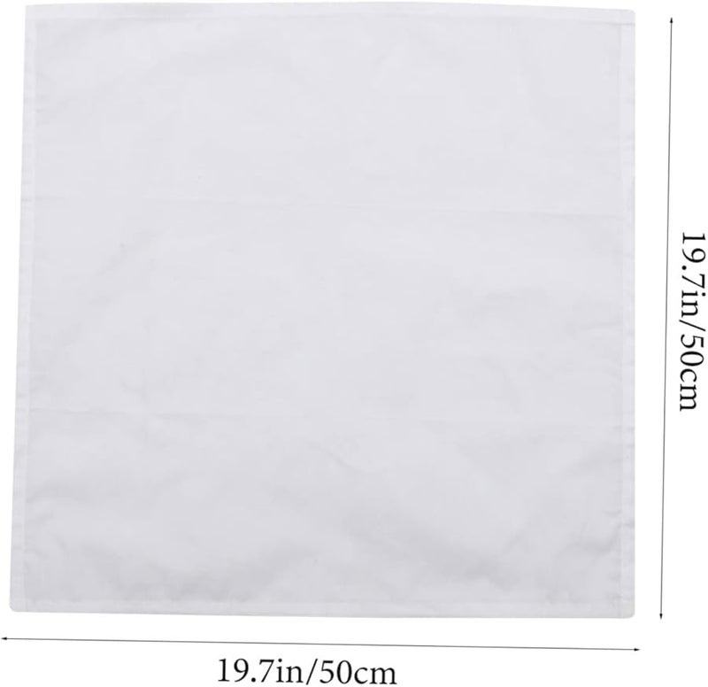 6 قطع مناديل قماشية لكؤوس النبيذ الأبيض ومناشف يد ناعمة لطاولة الطعام للاستخدام المنزلي والتجاري - Image 3