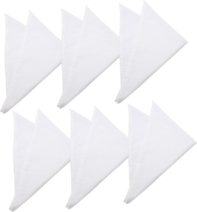 6 قطع مناديل قماشية لكؤوس النبيذ الأبيض ومناشف يد ناعمة لطاولة الطعام للاستخدام المنزلي والتجاري - Image 1