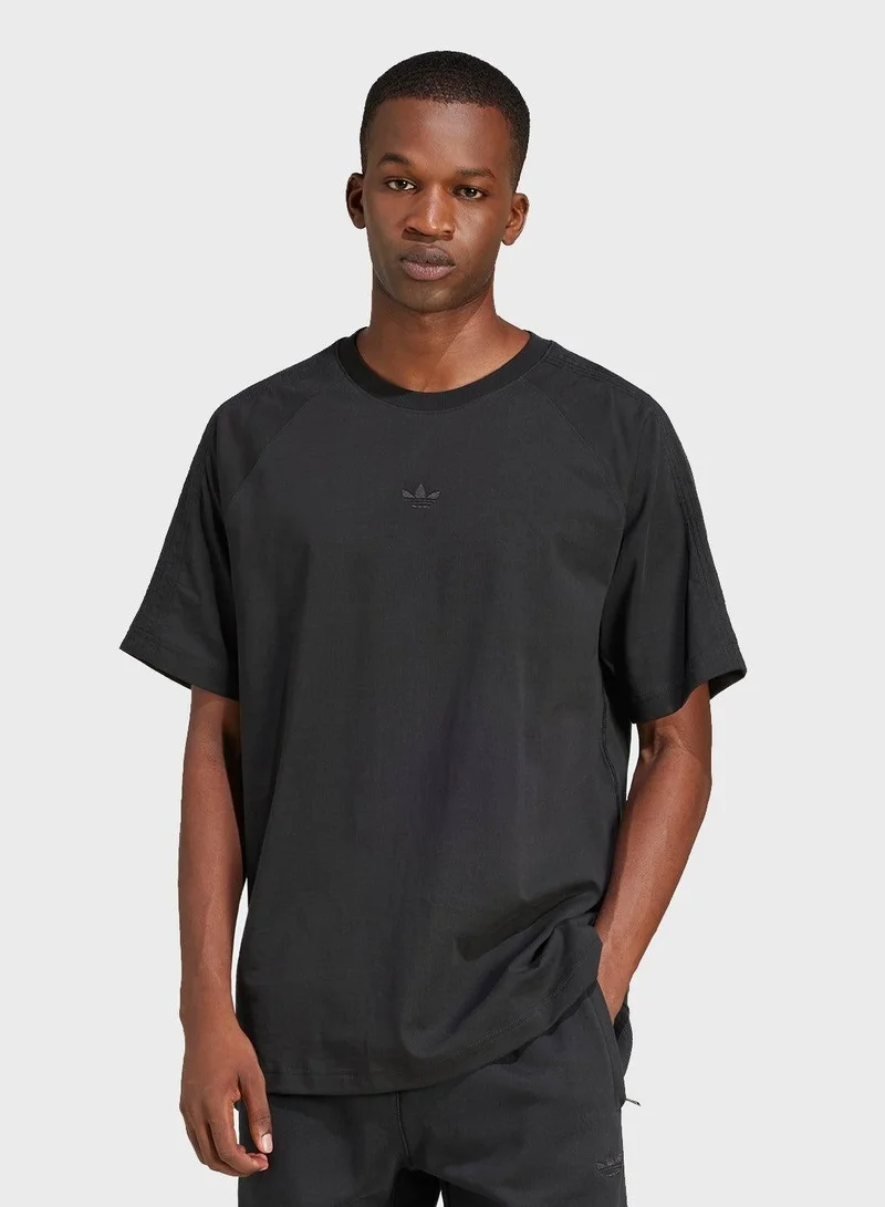 Adidas P Ess Tee Black T-Shirt (Short Sleeve) T-Shirts For Men