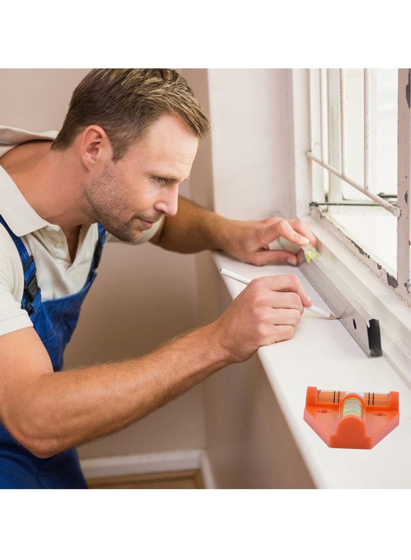 SYOSI 4 Pcs Small Caravan Spirit Level, Caravan Levelling Motorhome Gadget, Mini Caravan Leveller Devices, Accessories Gadgets, Motorhome Gadgets Levellers, Mini Level Spirit for Levelling Campervan - Image 3