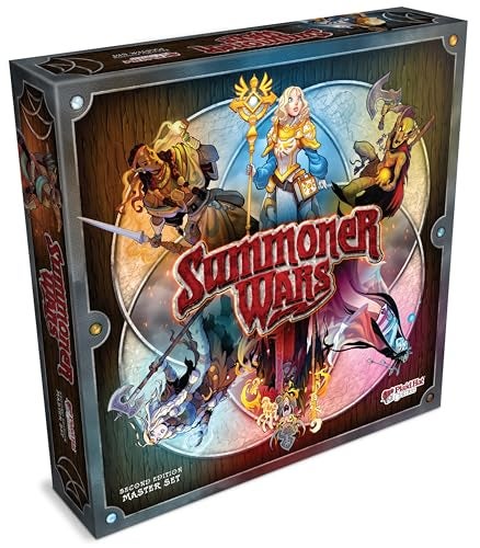 Plaid Hat Games Summoner Wars Second Edition Starter Set Phoenix Elves vs Tundra Orcs Tactical Dueling Card Game for 2 Players Ages 9 Includes 68 Cards Custom Dice Battle Mat Rulebook - Image 1