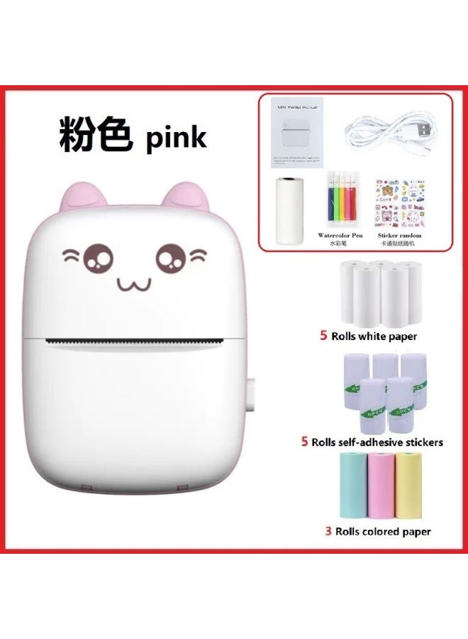 Portable Mini Printerc9 Mini Thermal Printer Bluetooth Mobile Phone Photo Printer Pocket Student - Image 1