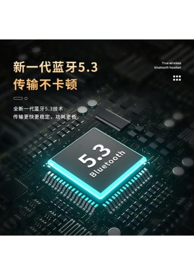 سماعات بلوتوث - سماعات سمعية للاستخدام الرياضي المصغرة، بدون كابل، مع إلغاء للضوضاء وتشغيل ستريو - Image 4