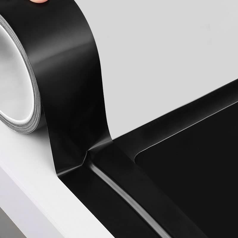 Zcintert Caulk Tape Black 1.96 Inch x 33 Feet, Waterproof PMMA Caulking Strip Self Adhesive for Kitchen Sink Bathtub Bathroom Shower Toilet - Image 4