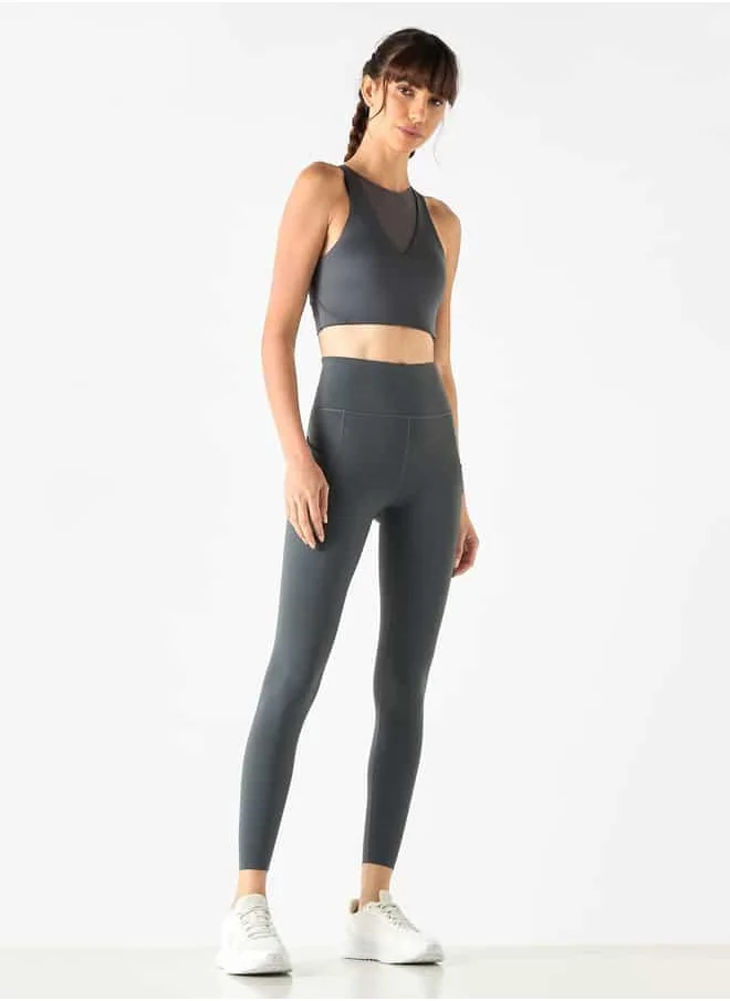 ادوت Sport Bra with Mesh Detail