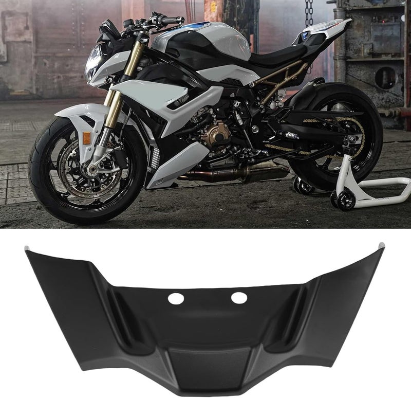aqxreight Wing Downforce Front Spoiler, Replacement for S1000R 2021 2024 M1000R 2023 2024, Aerodynamic Wing Kit with ABS Plastic Construction, for Accessories (Matte Black) - Image 3