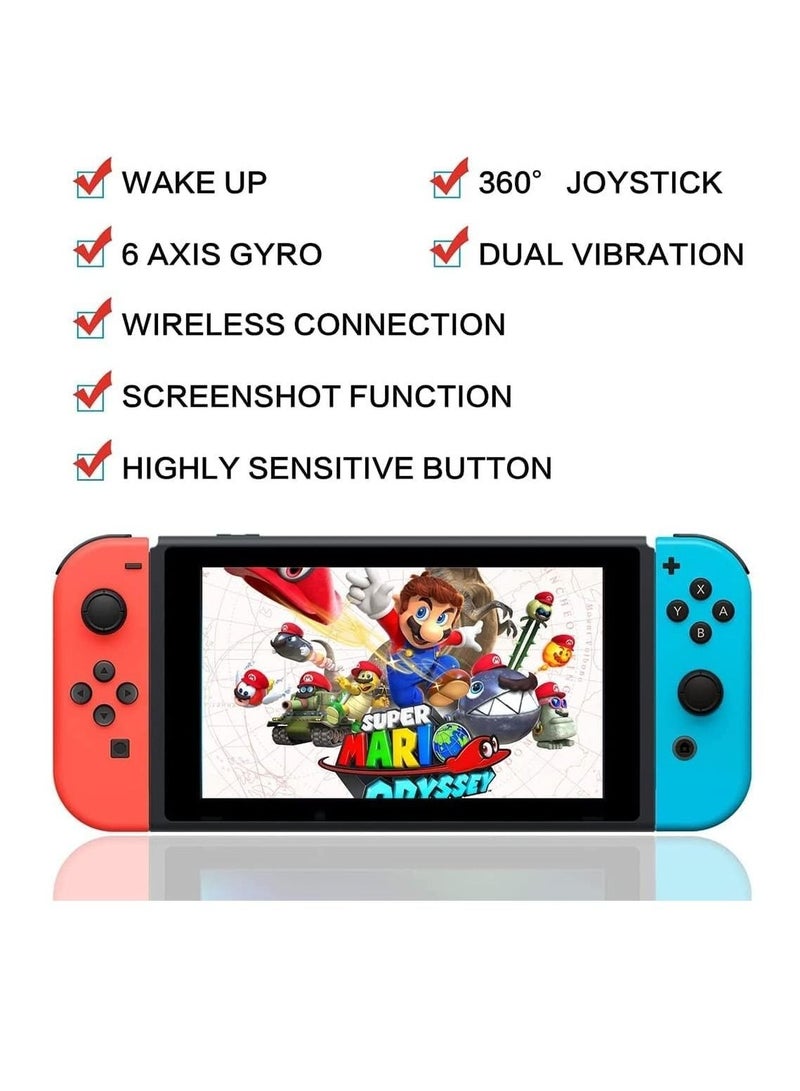 لوحة الألعاب اللاسلكية متوافقة مع Nintendo Switch / Lite / OLED وتدعم وظائف مزدوجة للاهتزاز / الاستيقاظ / التحكم الحسي الجسدي - Image 3