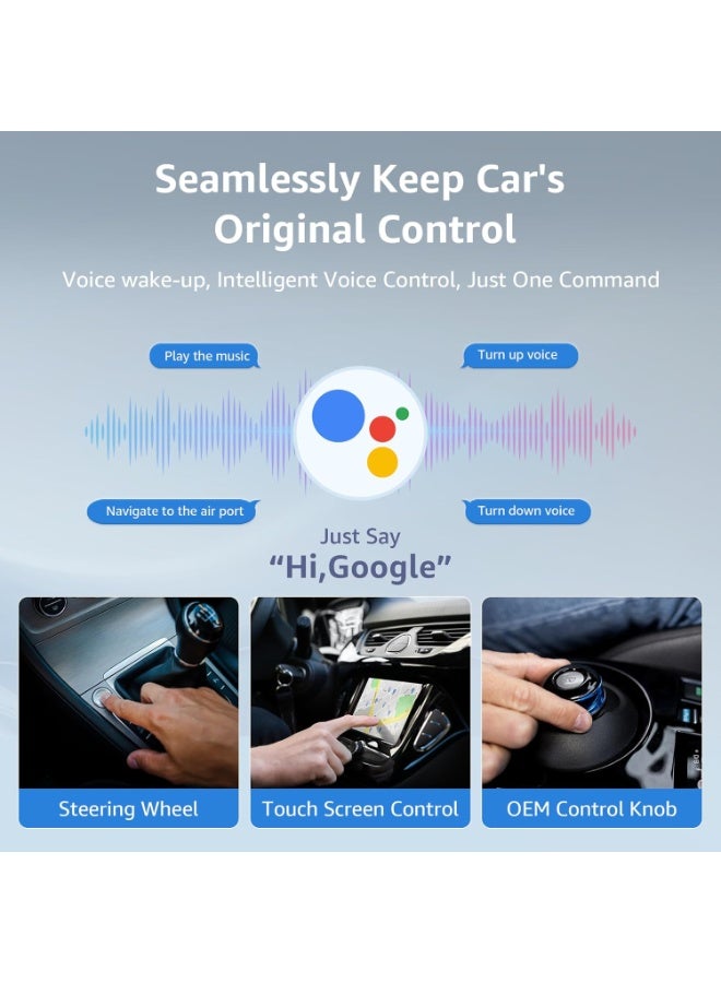 Android Auto Wireless Adapter Mini Edition, Converts Wired Android Auto to Wireless, Plug & Play Adapter for Android 11+ and Cars 2016+ - Image 3