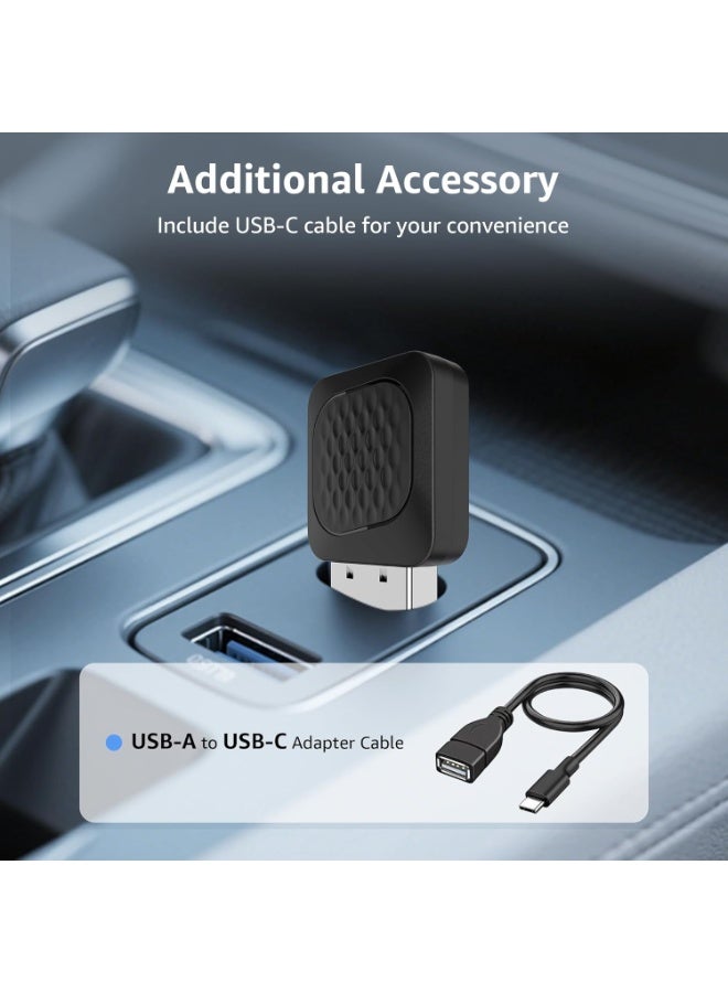 Android Auto Wireless Adapter Mini Edition, Converts Wired Android Auto to Wireless, Plug & Play Adapter for Android 11+ and Cars 2016+ - Image 2