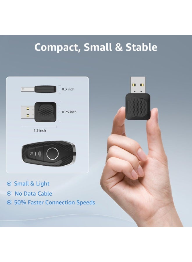 Android Auto Wireless Adapter Mini Edition, Converts Wired Android Auto to Wireless, Plug & Play Adapter for Android 11+ and Cars 2016+ - Image 4