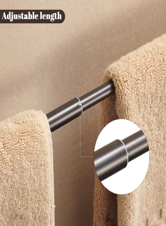 FAIRGIA Bronze Bathroom Accessories, Oil Rubbed Bronze Hardware Set Includes 15 to 24 Inch Towel Bar Toilet Paper Holder Hand Towel Ring 2 Robe Hook Wall Mount 5 Pieces - Image 3