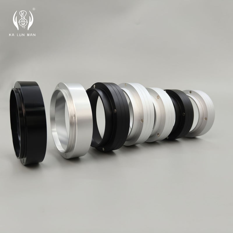 1pc Powder Inlet Ring Silvery 53mm Smooth Surface Food Grade Aluminum Alloy Universal For Espresso With Magnetic Closure To Prevent Drop - Image 5