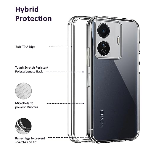 Jkobi Back Cover for Vivo T1 Pro 5G (Silicone Clear Case with Camera Protection | Soft and Flexible | Transparent) - Image 5