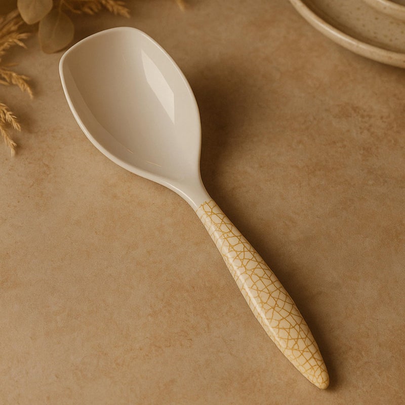 Vemlons Long Handled Serving Spoon, Melamine Tableware, Set of 1 Piece - Image 5