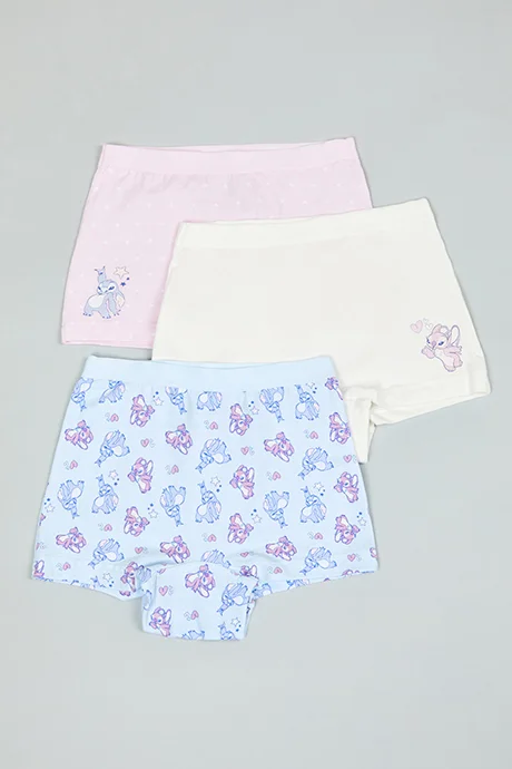 أر أند بي 3 Pack Stitch Print Boyshorts