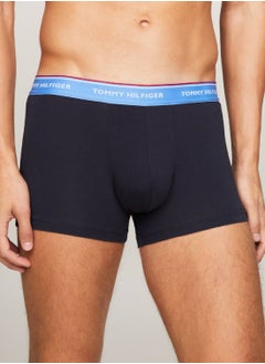 TOMMY HILFIGER Men's 3 Pack Trunks - Cotton, Multicolor  - Image 2