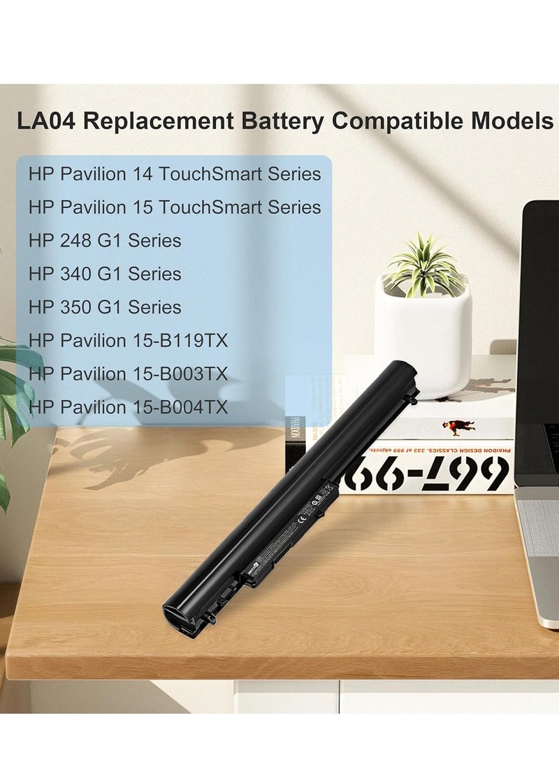 Replacement laptop battery la04 LA04 Battery for HP Pavilion 14 15 Notebook 15-F272WM 15-F233WM 15-f271WN 15-F211WM 15-F010DX 248 G1 752237-001 728460-001 HSTNN-UB5M LA03DF High Performance  - Image 3