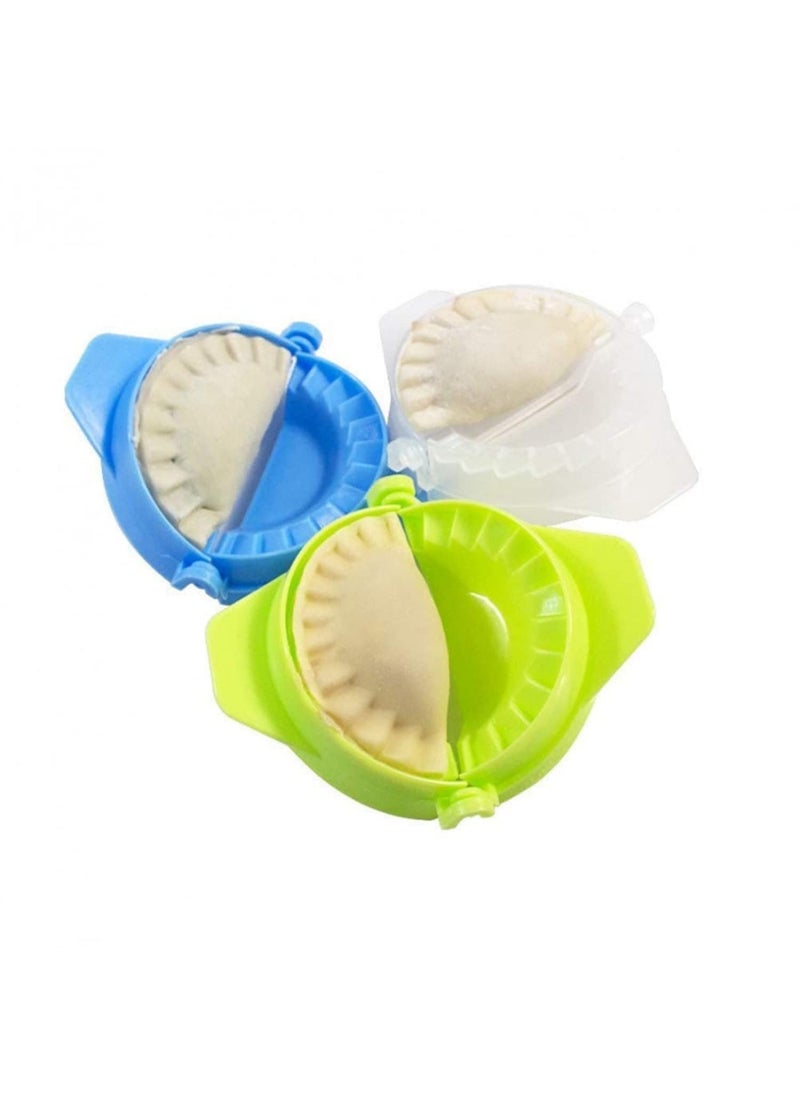 Kitchsy Kitchsy Plastic Momos Maker Garijalu Maker Tool Gujiya Maker Device Easy Mould Machine Cooking Tool MulticolorPack of 1  - Image 3
