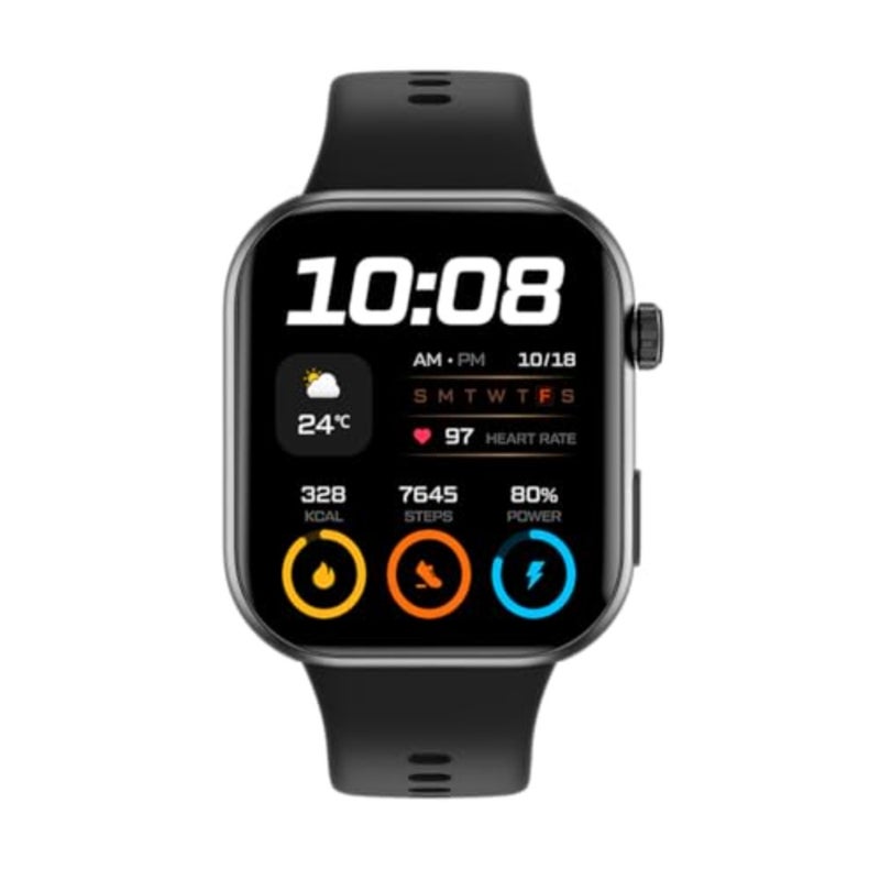 Choice Watch 2i Smartwatch, 1.85″ AMOLED Display, 14-Day Battery, Bluetooth Calling, Heart Rate and SpO₂ Monitoring, 109 Sports Modes, IP68 Water-Resistant, Android and iOS, Black - Image 2