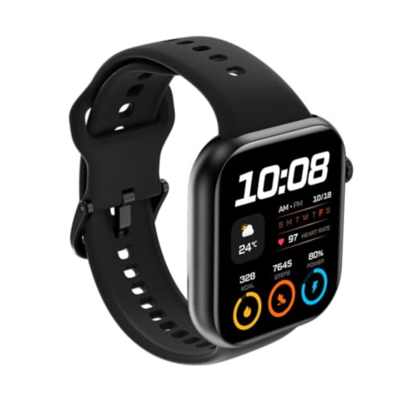 Choice Watch 2i Smartwatch, 1.85″ AMOLED Display, 14-Day Battery, Bluetooth Calling, Heart Rate and SpO₂ Monitoring, 109 Sports Modes, IP68 Water-Resistant, Android and iOS, Black - Image 4