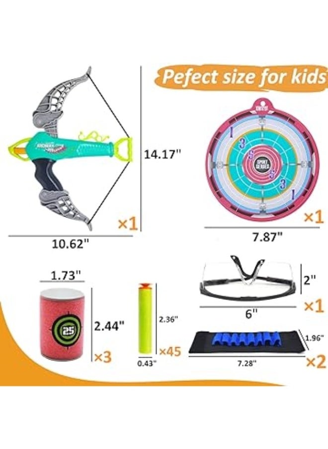 Generic Children's Outdoor Sports Long-Range Shooting Bow And Arrow Seven-Piece Set One Suction Cup Five Arrow Toys  - Image 4