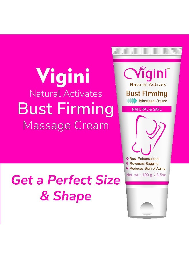 Vigini Bust Firming Massage Cream for Women 100ml - Image 2