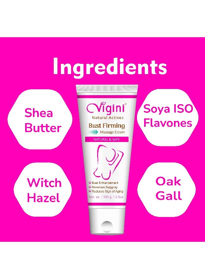 Vigini Bust Firming Massage Cream for Women 100ml - Image 3