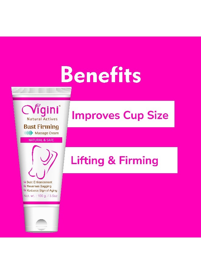 Vigini Bust Firming Massage Cream for Women 100ml - Image 4
