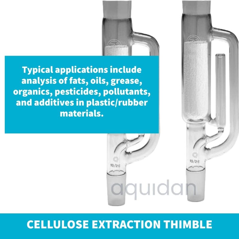 LABART Scientific Cellulose Extraction Thimble, 28mm x 100mm (Pack of 25) - Image 4