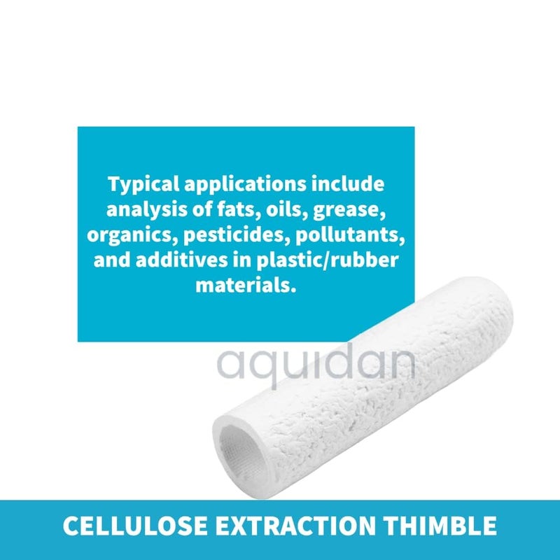 LABART Scientific Cellulose Extraction Thimble, 28mm x 100mm (Pack of 25) - Image 3