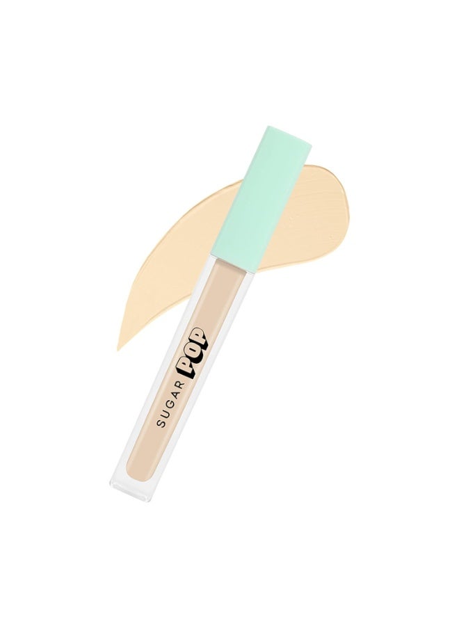 SUGAR POP Full Coverage Cream Concealer with Vitamin E | For Medium To Wheatish Skin Tone | Waterproof | Easy To Blend | All Skin Rich Matte Finish | 4ml - 02 Walnut - Image 3