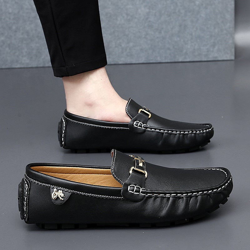 Men'S Large Size Slip-On Loafers, Lightweight Formal Business Shoes, Simple Office Slip-On Men'S Shoes - Image 5