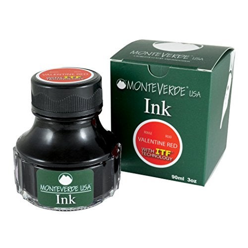 Monteverde USA Ink with ITF Technology, 90 ml Valentine Red (G308RD) - Image 5