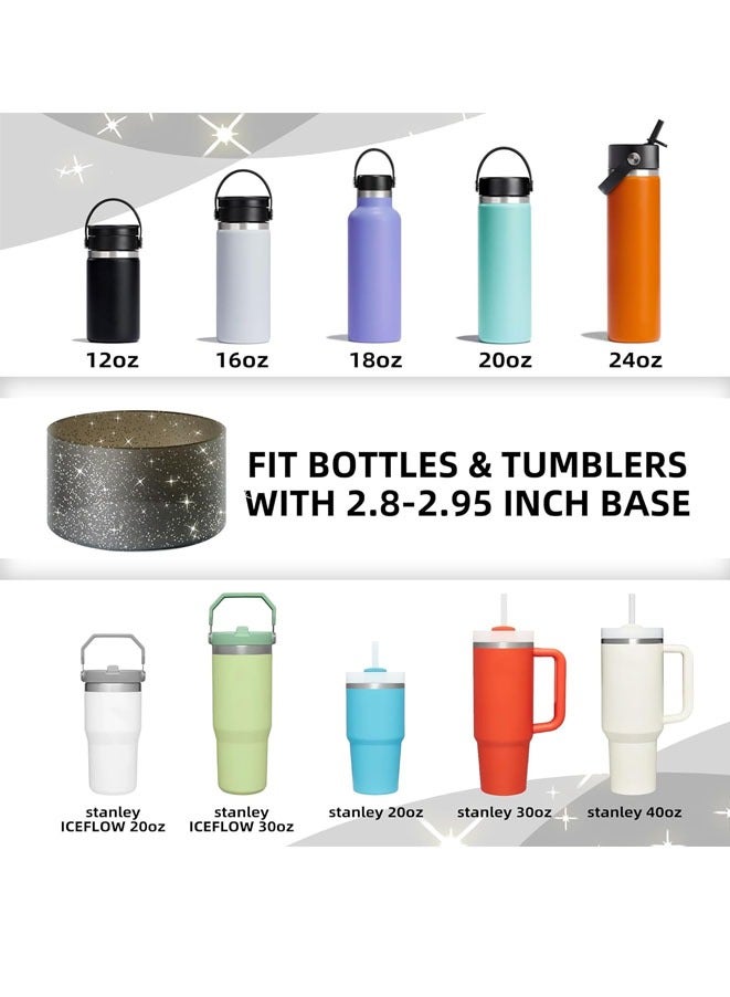 Muyixin Protective Silicone Sleeve Boot 12-24oz Water Bottle for Hydro Flask,Simple,Takeya, BPA Free Anti-Slip, and Compatible with Stanley 40oz 30oz 20oz Stanley Tumbler  - Image 2