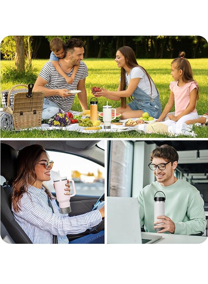 Muyixin Protective Silicone Sleeve Boot 12-24oz Water Bottle for Hydro Flask,Simple,Takeya, BPA Free Anti-Slip, and Compatible with Stanley 40oz 30oz 20oz Stanley Tumbler  - Image 5