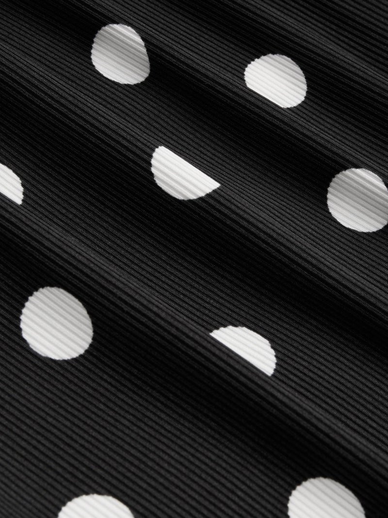 CIDER Polka Dot Palazzo Pants for Women Wide Leg Flowy Pants with Pockets Elastic Mid Waist Summer Beach Vacation Outfits - Image 4