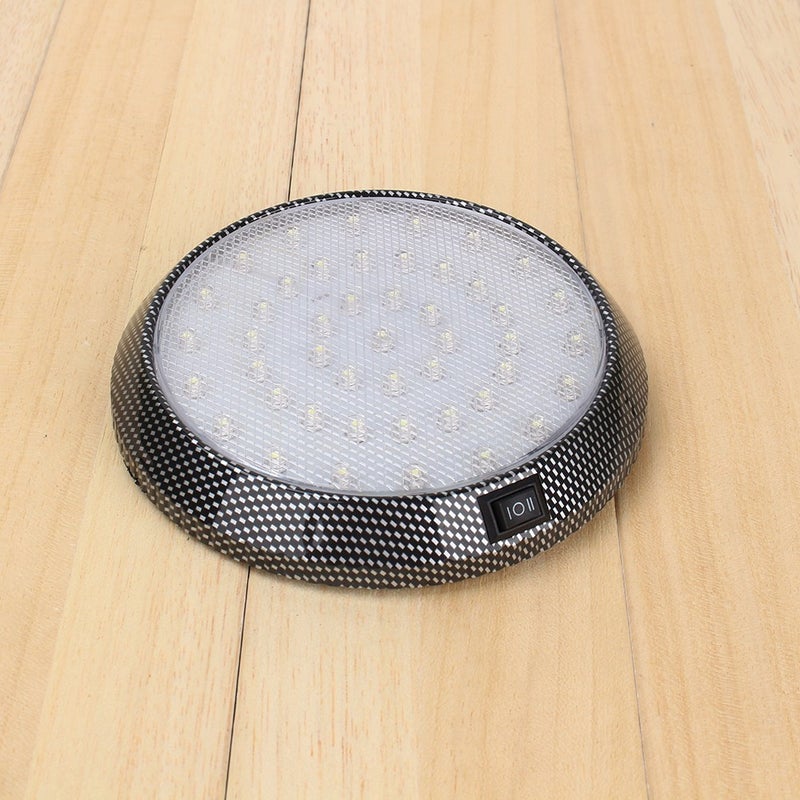 Car DC 12V 46LED Interior Roof Ceiling Dome White Light Reading Lamp Universal - Image 1