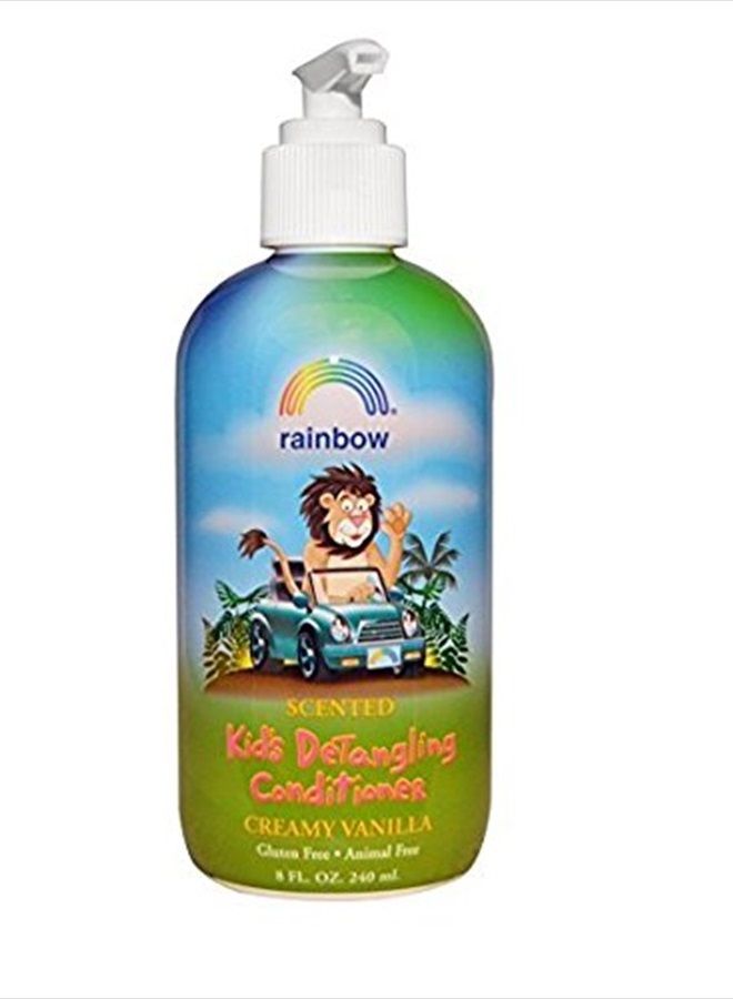 Rainbow Research Organic Herbal Detangling Conditioner for Kids, Creamy Vanilla, 8 Fluid Ounce