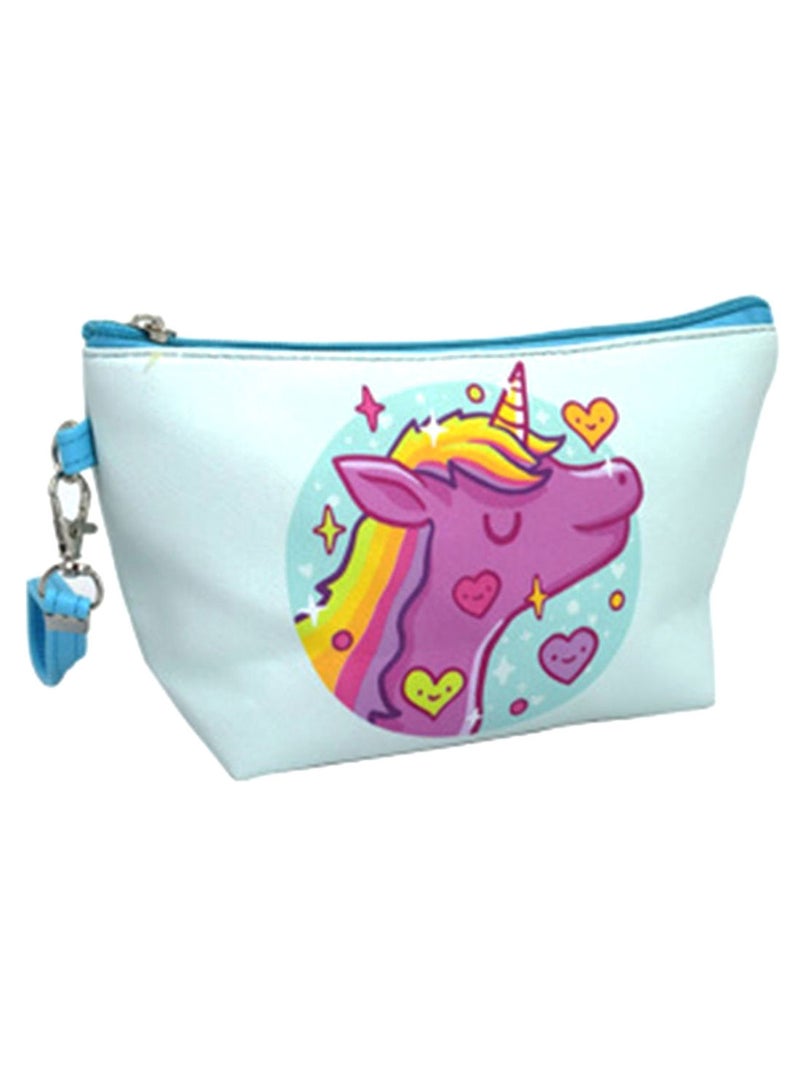 NIBEMINENT Unicorn Printed Practical Make-Up Bag Multicolour - Image 1