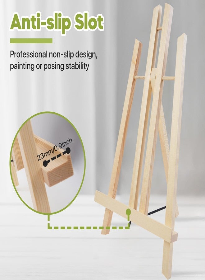 CONDA 8 Pack 16" Tabletop Display Easel, Portable A-Frame Tripod Display Easel for Painting Party & Displaying Canvases, Photos, Display Tripod Holder Stand for Students Kids Beginners - Image 5