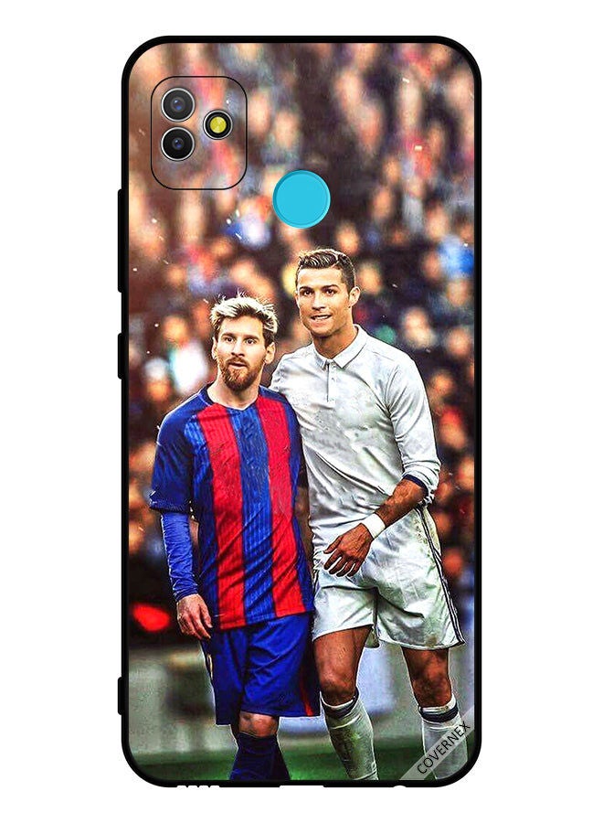Covernex Protective Case Cover For Tecno Pop 5 Messi And Ronaldo - Image 1