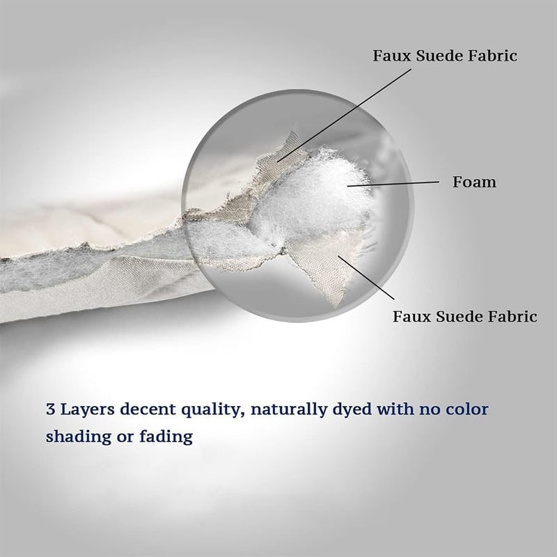 Loome Waterproof Sofa Slipcover, Reversible Sofa Cover Water Resistant Couch Cover with Foam Sticks Elastic Straps Furniture Protector for Pets Kids Children Dog Cat(Blue,1 Seater) - Image 5